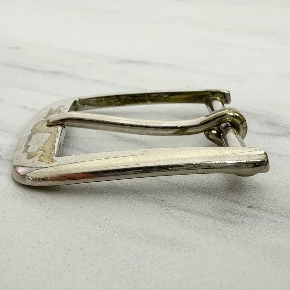 Dutyman Silver Tone Simple Basic Belt Buckle